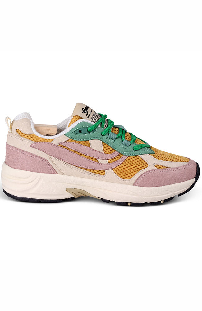 Genesis G-eco '99 Multi Flowers Rose/Wheat/Shilf vegan sneakers for women | Sophie Stone