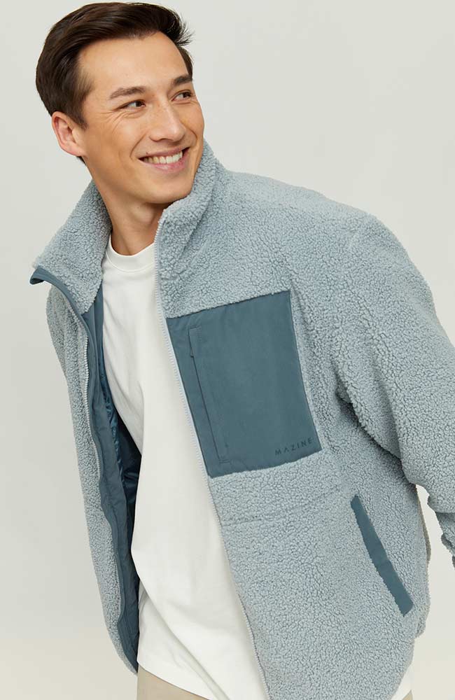 Mazine Pelikan Fleecejacke Strickjacke aus recyceltem Polyester | Sophie Stone