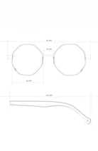 Parafina Sonnenbrille Brisa schwarz recyceltes Material unisex | Sophie Stone