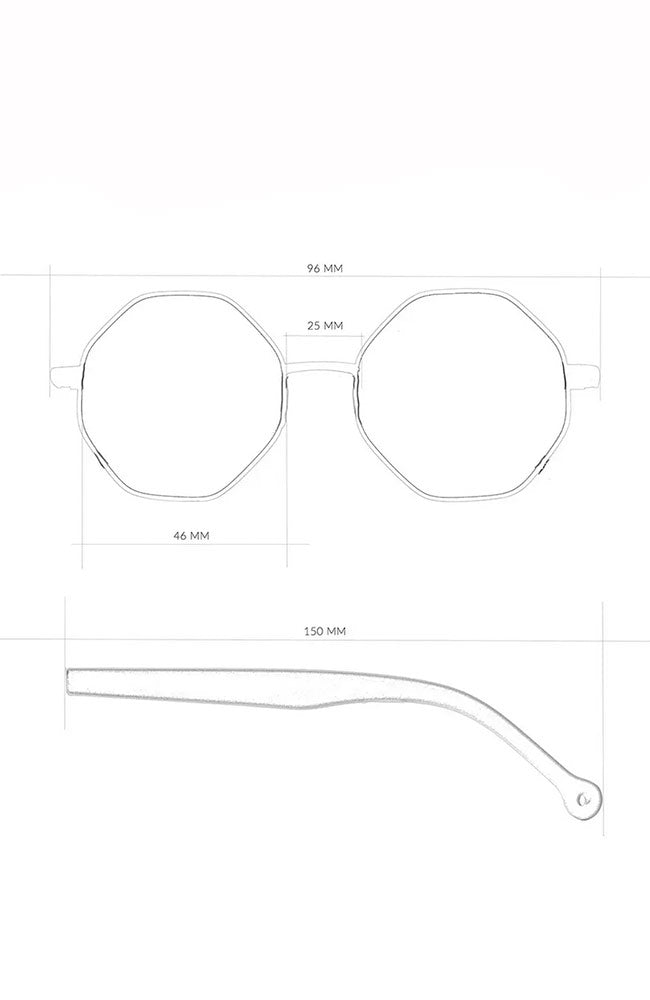 Parafina Sonnenbrille Brisa schwarz recyceltes Material unisex | Sophie Stone