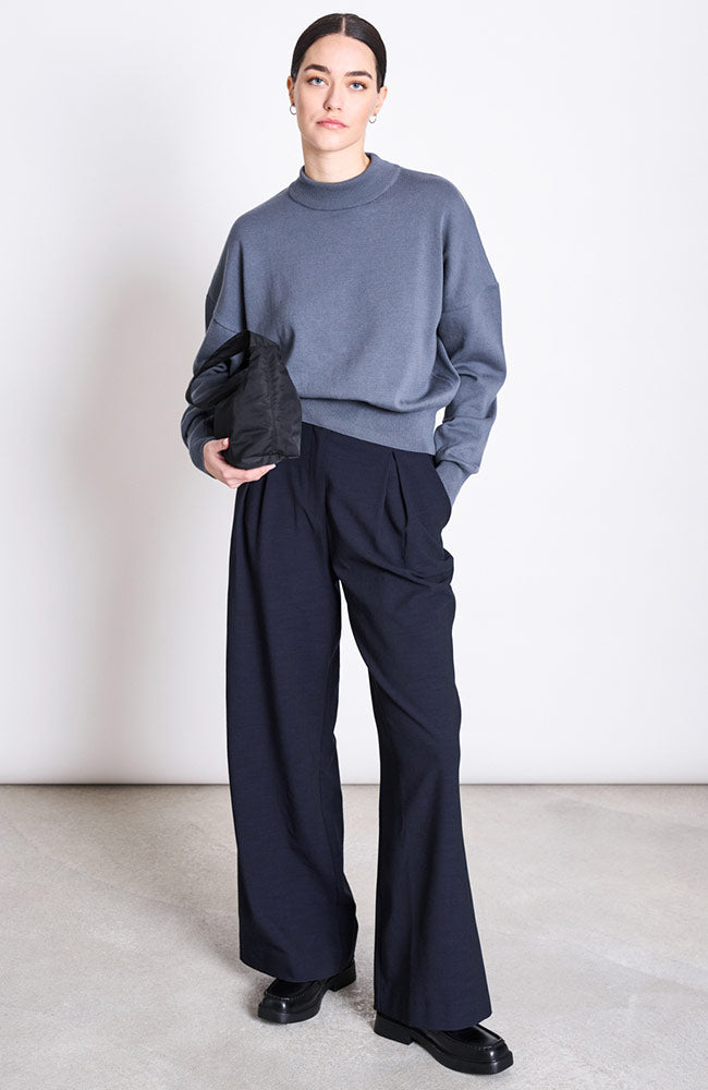 JAN 'N JUNE Yin sweater turbulence in organic cotton for women | Sophie Stone