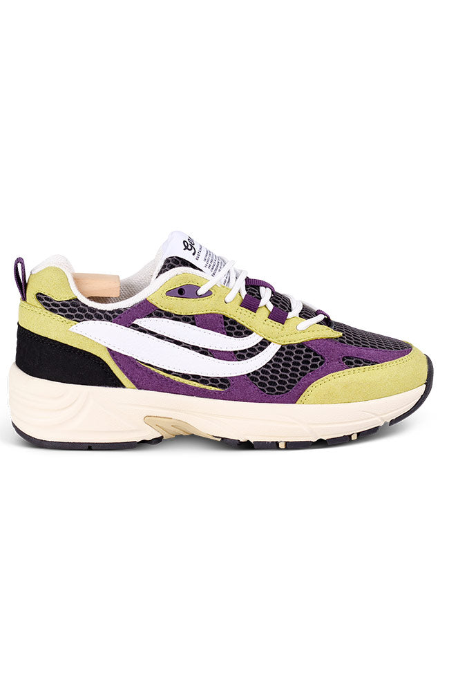 Genesis G-eco '99 2 tone mesh lime/purple/black vegan sneakers women | Sophie Stone