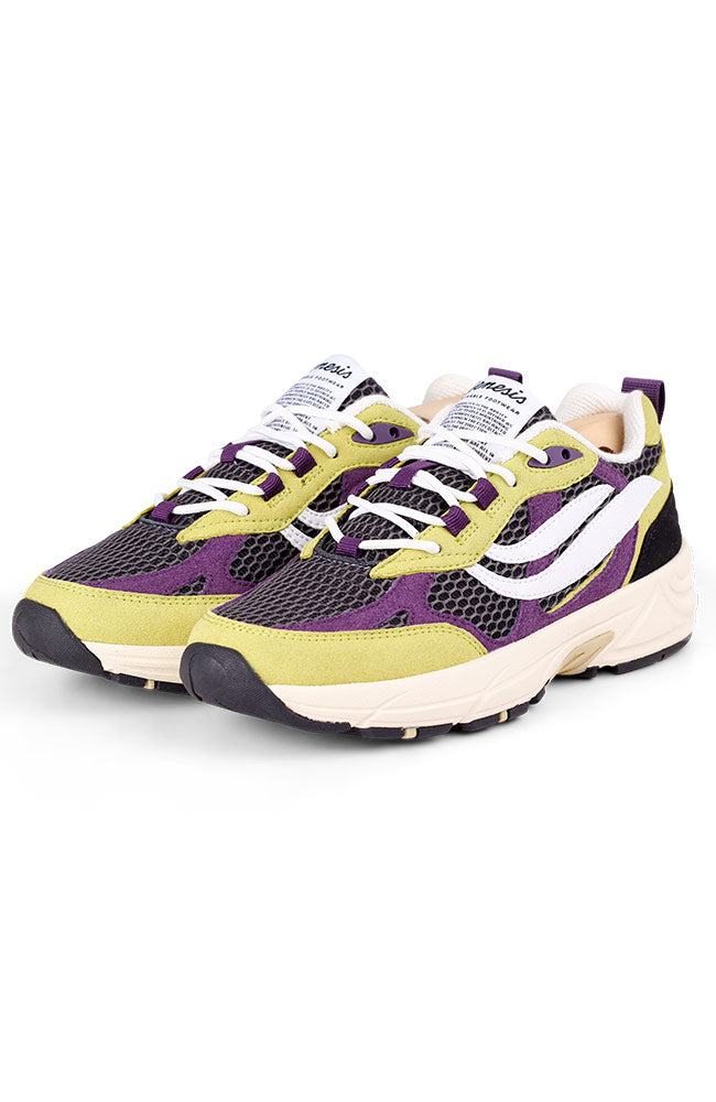 Genesis G-eco '99 2 tone mesh lime/purple/black vegan sneakers women | Sophie Stone
