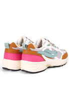 Genesis G-eco '99 2 tone mesh cognac/white/grey vegan sneakers women | Sophie Stone