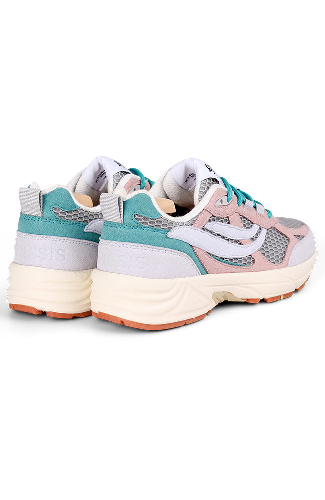 Genesis G-eco '99 2 tone mesh gray/rose/grey vegan sneakers woman | Sophie Stone