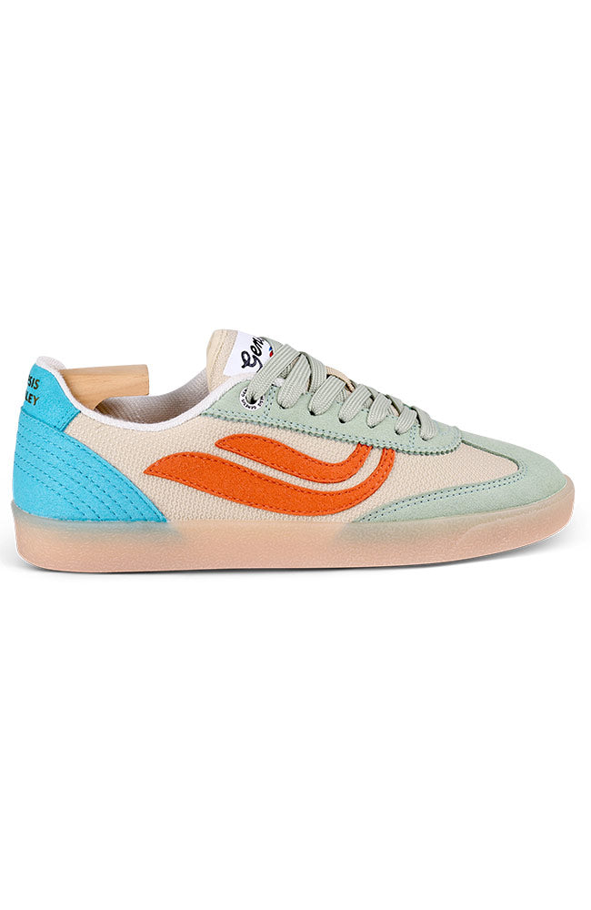 Genesis G-Volley mesh turquoise sneakers vegan sneakers women | Sophie Stone