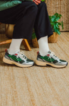 Genesis G-Eco`99 Contra green olive vegan sneakers women| Sophie Stone