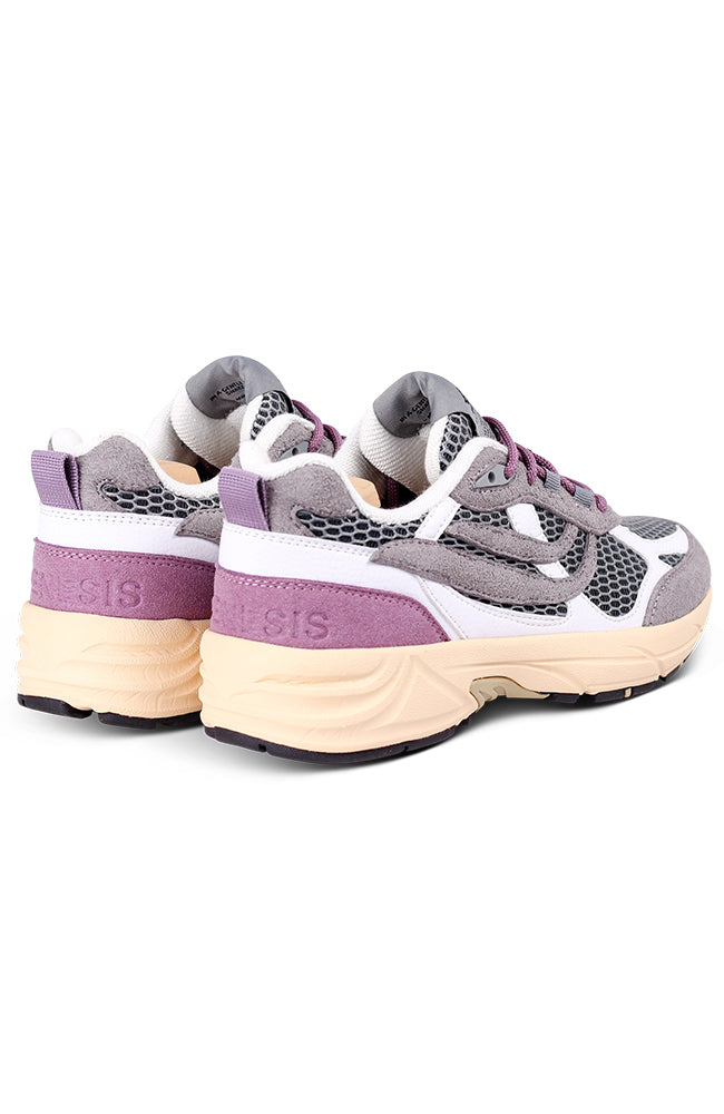 Genesis G-Eco`99 Multi Mesh sneaker Grey White Lavender dames | Sophie Stone