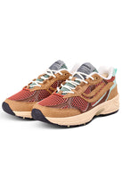 Genesis G-Eco`99 Multi Mesh sneaker L.Brown Brown Mint vegan vrouwen | Sophie Stone
