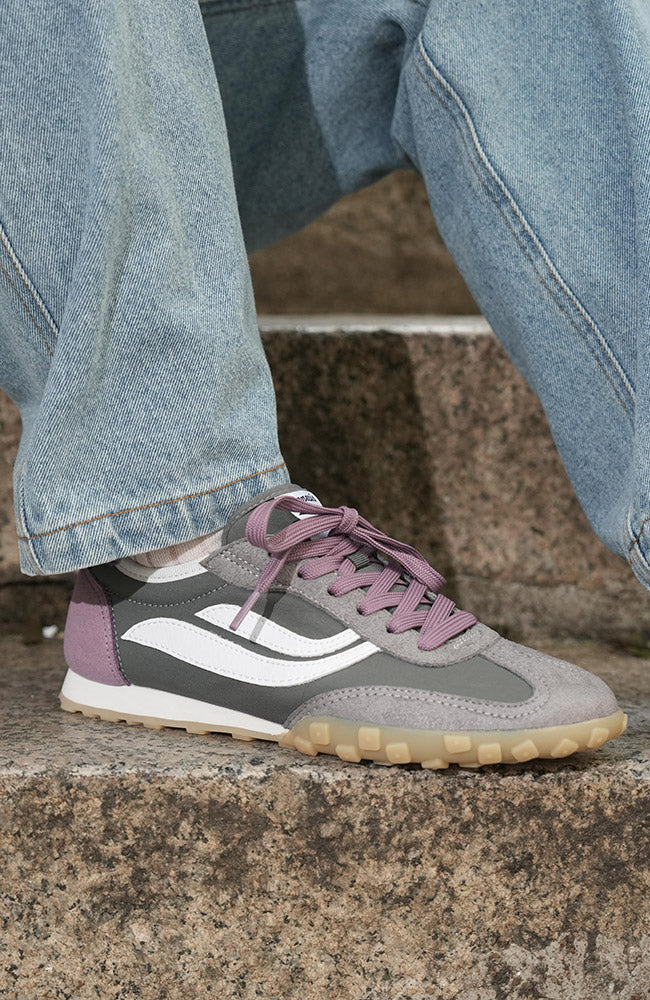 Genesis G-Sprint Mesh-Sneaker grau-lila, vegan & recycelt, Damen | Sophie Stone