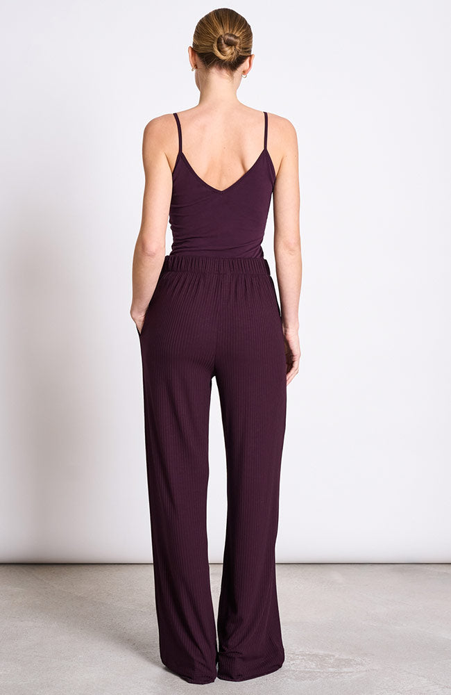 JAN N JUNE Smilla Hose Kirsche Lack aus 95% Lyocell (TENCEL™) Frau | Sophie Stone