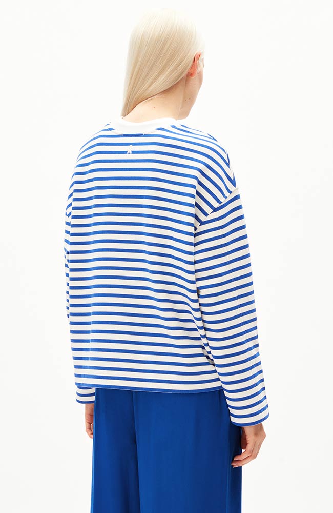 ARMEDANGELS Frankaa stripe dynamo blue | Sophie Stone