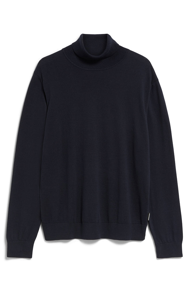 ARMEDANGELS Gaardo turtleneck night from organic cotton man | Sophie Stone
