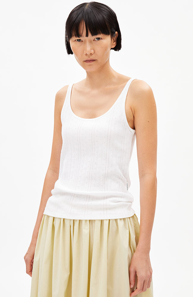 ARMEDANGELS Mahelitaa top white ladies | Sophie Stone