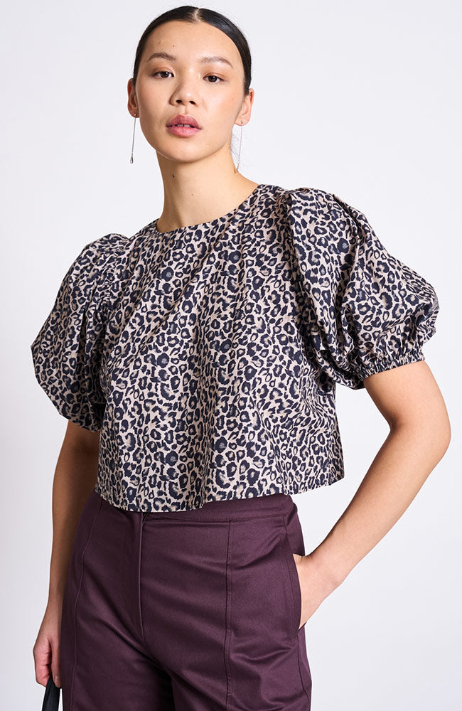 JAN 'N JUNE Olmos blouse leo in organic cotton for women | Sophie Stone