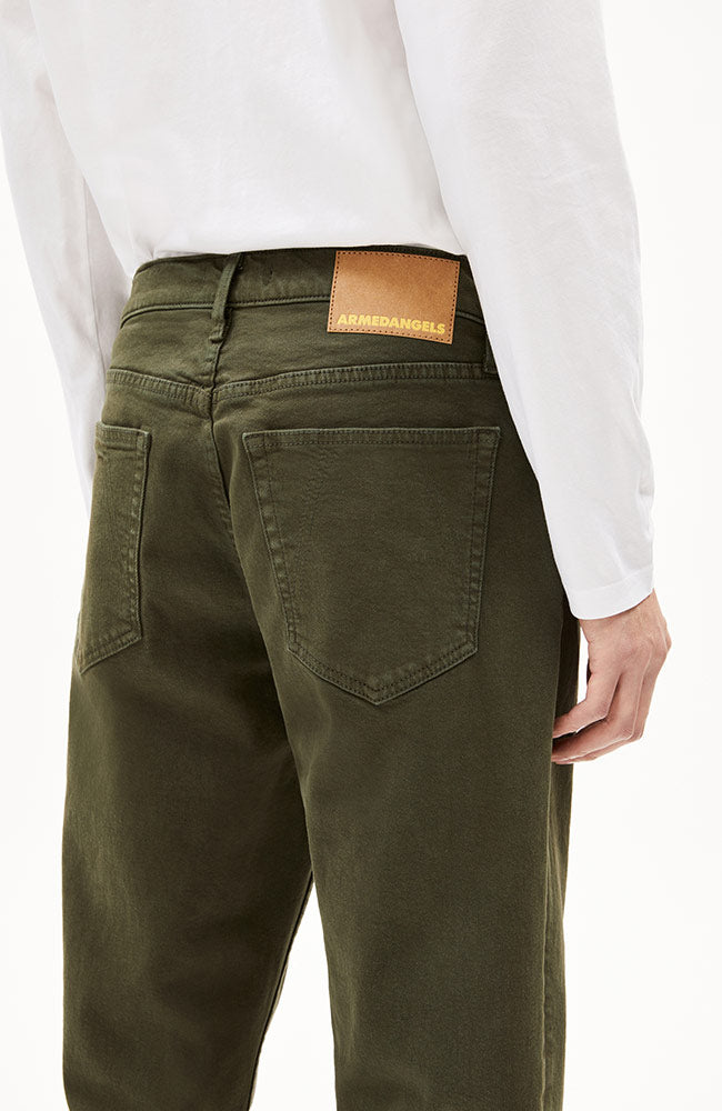 ARMEDANGELS Aarjo jeans green from GRS cotton for men | Sophie Stone
