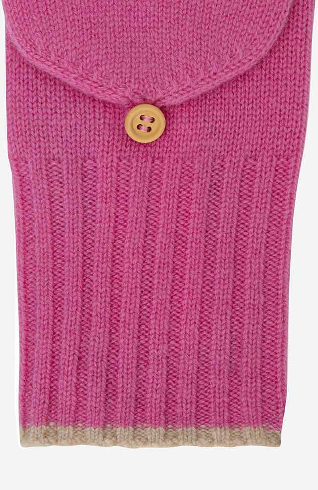 Ecoalf woolalf roze handschoenen vrouw van duurzaam gerecyclede wol | Sophie Stone