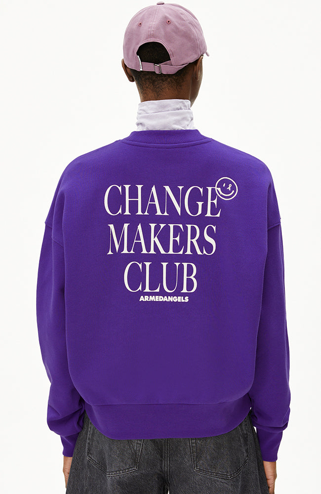 ARMEDANGELS Alizaa change purple organic cotton ladies | Sophie Stone