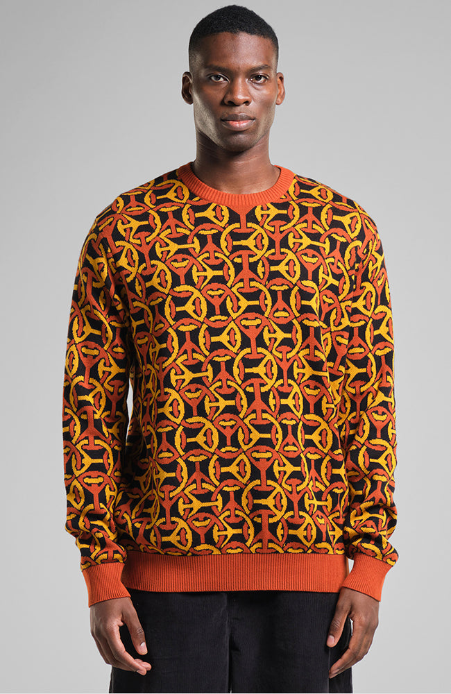 Dedicated Sweater Mora peace from organic cotton men | Sophie Stone