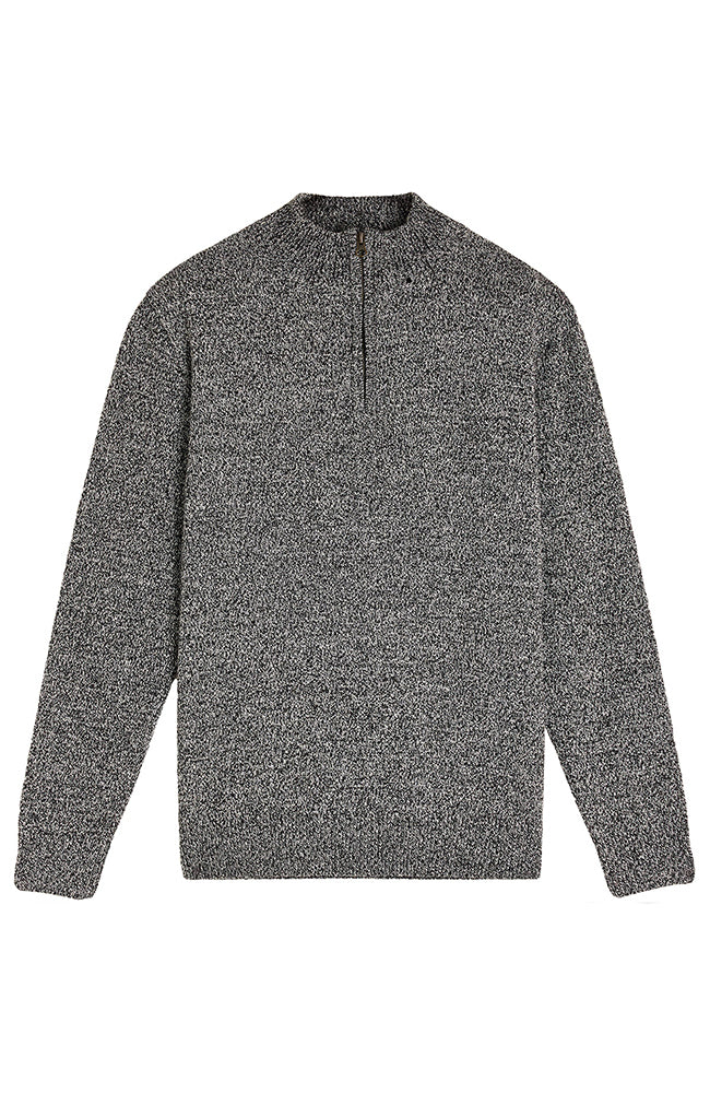 Bask in the Sun Antxico sweater black in recycled wool for men | Sophie Stone