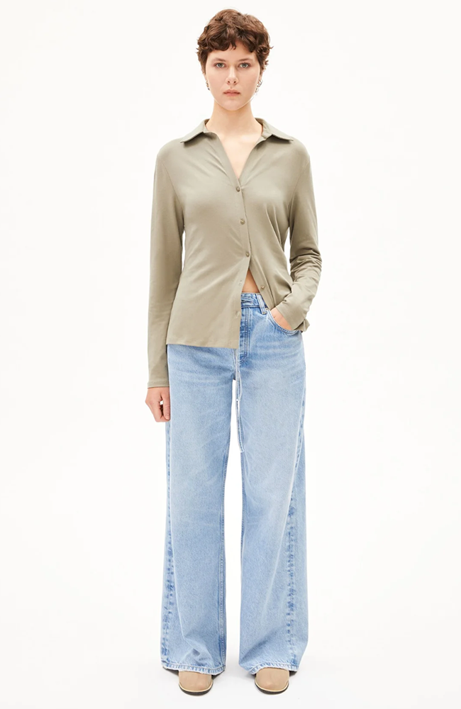ARMEDANGELS Astraeaas noise jeans made from organic cotton, among other materials, for women | Sophie Stone