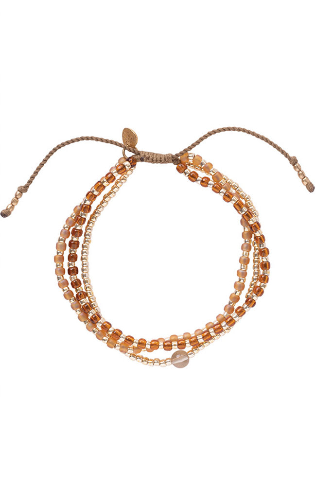 Eine schöne Geschichte Loyal Citrin Gold Armband aus Messing Material | Sophie Stone