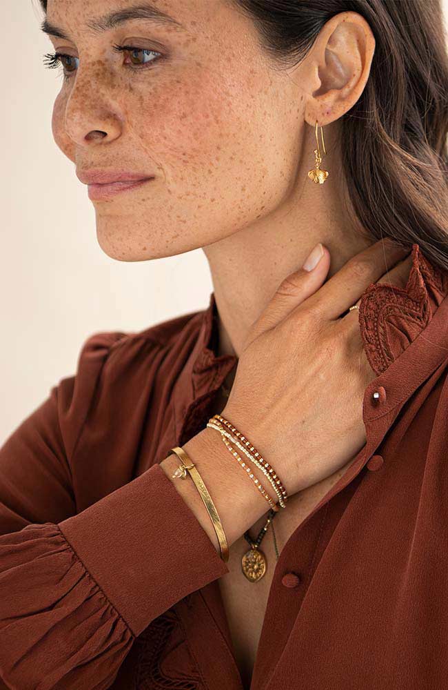 Eine schöne Geschichte Loyal Citrin Gold Armband aus haltbarem Messing Material | Sophie Stone