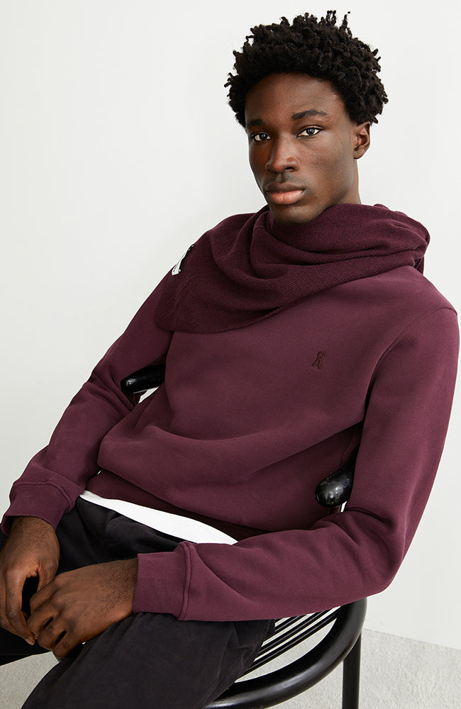 ARMEDANGELS Baaro red sweater made of organic cotton men | Sophie Stone