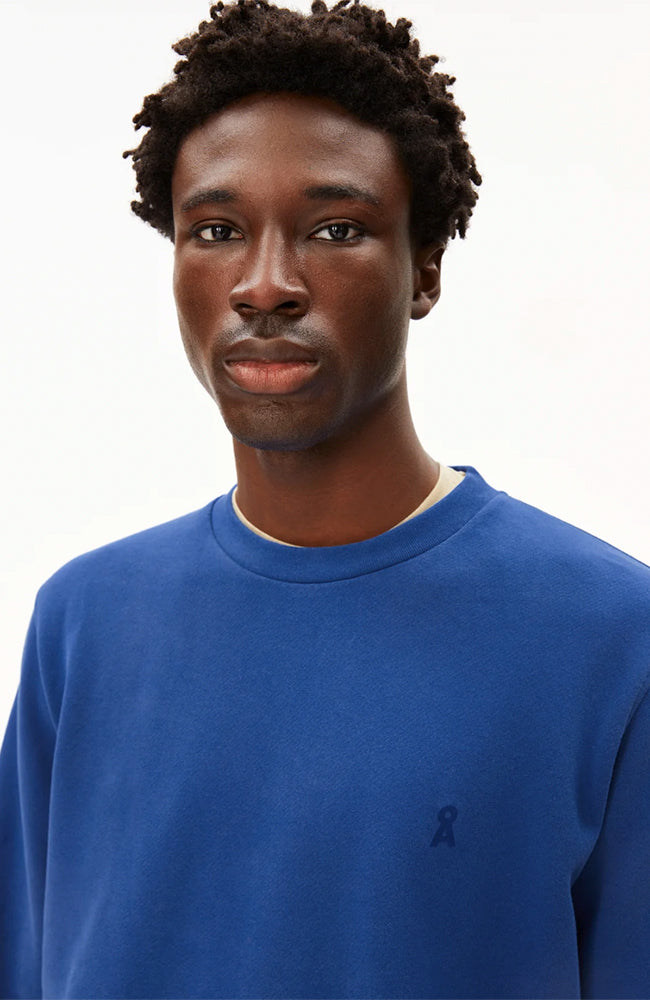 ARMEDANGELS Baaro dark morning sweater in organic cotton men | Sophie Stone