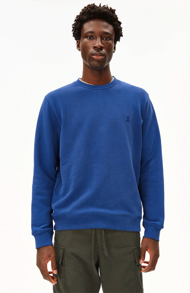 ARMEDANGELS Baaro dark morning sweater in organic cotton men | Sophie Stone