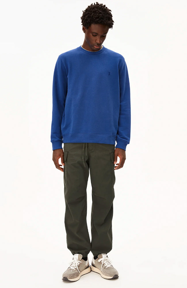 ARMEDANGELS Baaro dark morning sweater in organic cotton men | Sophie Stone