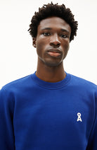 ARMEDANGELS Baaro Pullover blau Bio-Baumwolle Herren | Sophie Stone