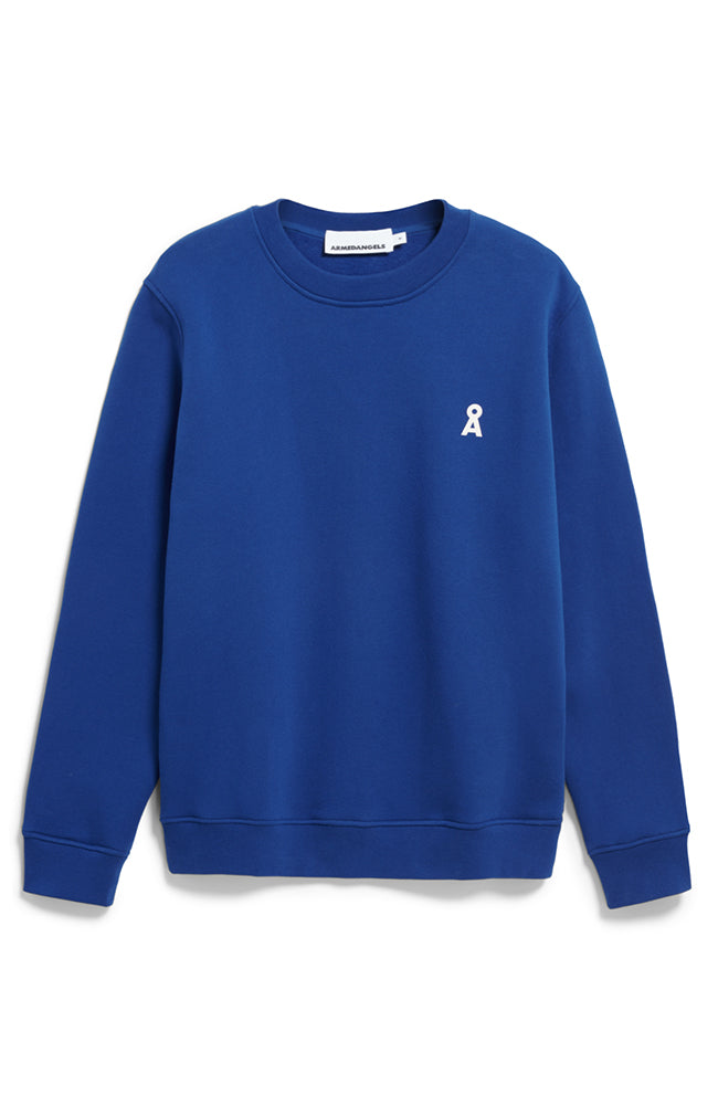 ARMEDANGELS Baaro Sweatshirt blau aus Bio-Baumwolle Herren | Sophie Stone