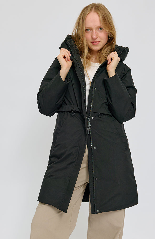 MAZINE Basic wattierter Parka schwarz von GRS für Frauen | Sophie Stone