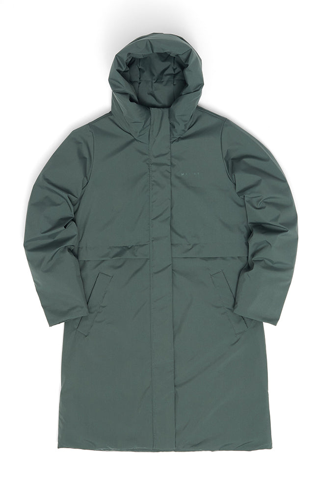 MAZINE Basic padded parka winterjas bottle groen van GRS voor dames | Sophie Stone
