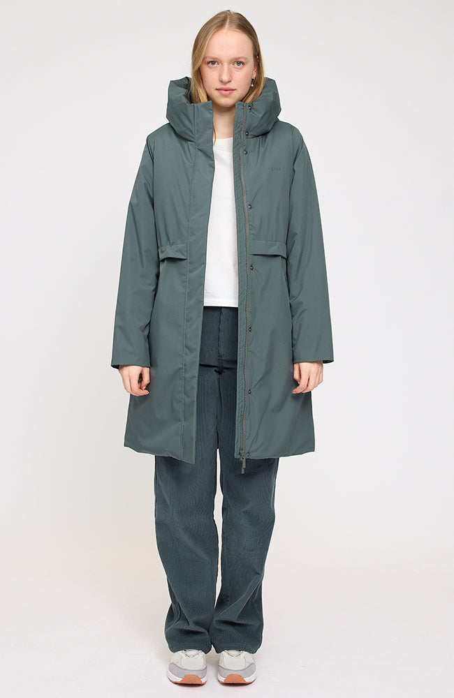 MAZINE Basic padded parka jas bottle groen van GRS voor vrouwen | Sophie Stone