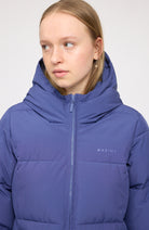 MAZINE Basic Puffer winterjas blauw van GRS voor dames | Sophie Stone
