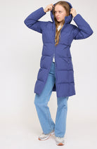 MAZINE Basic Puffer jas violet blue van GRS voor vrouwen | Sophie Stone