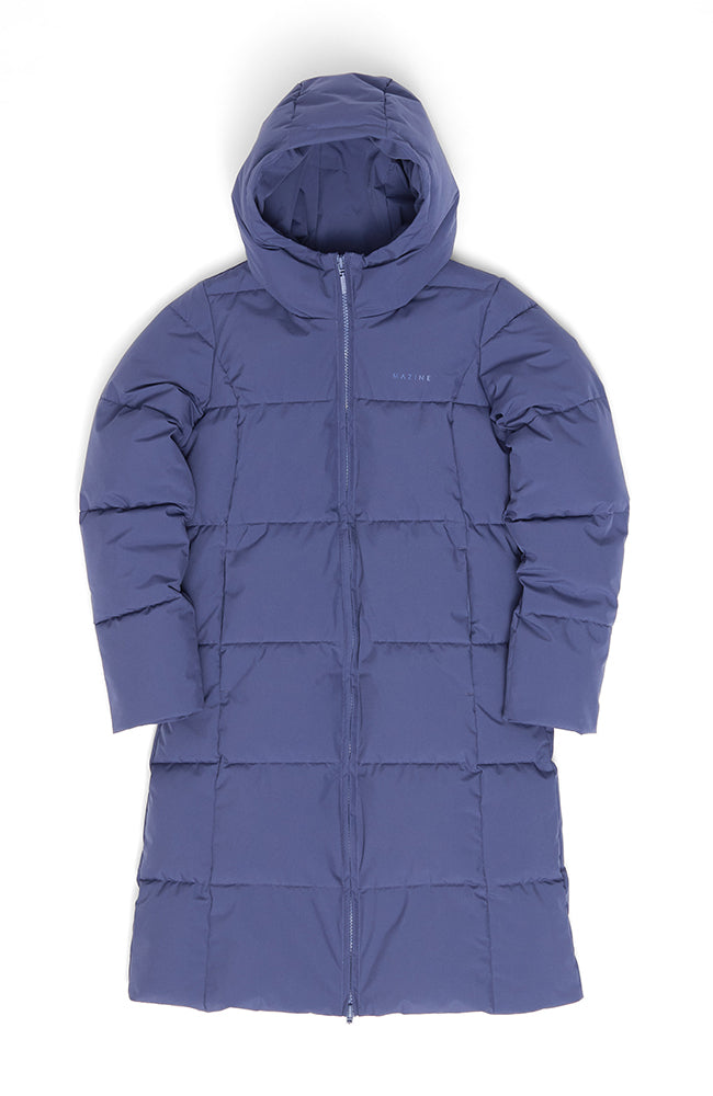MAZINE Basic Puffer jas violet blue van GRS vrouw | Sophie Stone