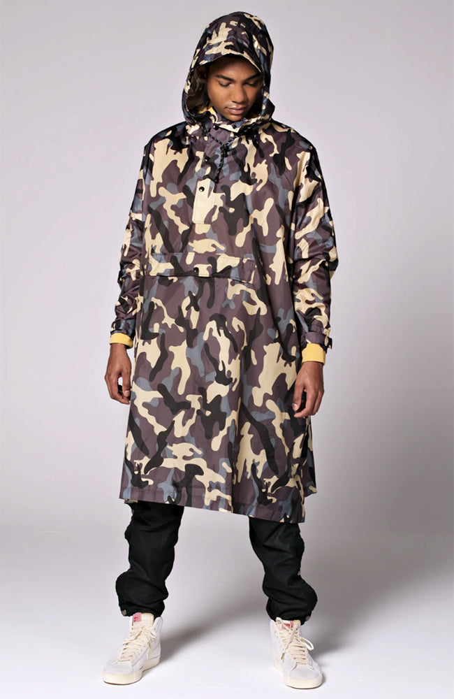 Rainkiss Camo regenponcho gerecycled PET uniseks | Sophie Stone