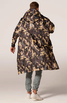 Rainkiss Camo poncho van gerecycled PET uniseks | Sophie Stone