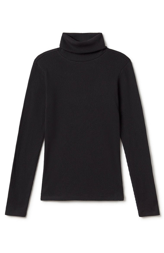 TWOTHIRDS Canna turtleneck black from recycled materials for women | Sophie Stone