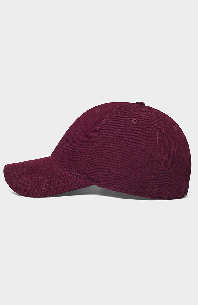 Dedicated pet corduroy burgundy rood bio katoen dames | Sophie Stone