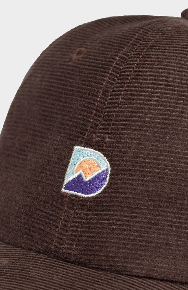 Dedicated Soft Cap corduroy brown van bio katoen uniseks | Sophie Stone
