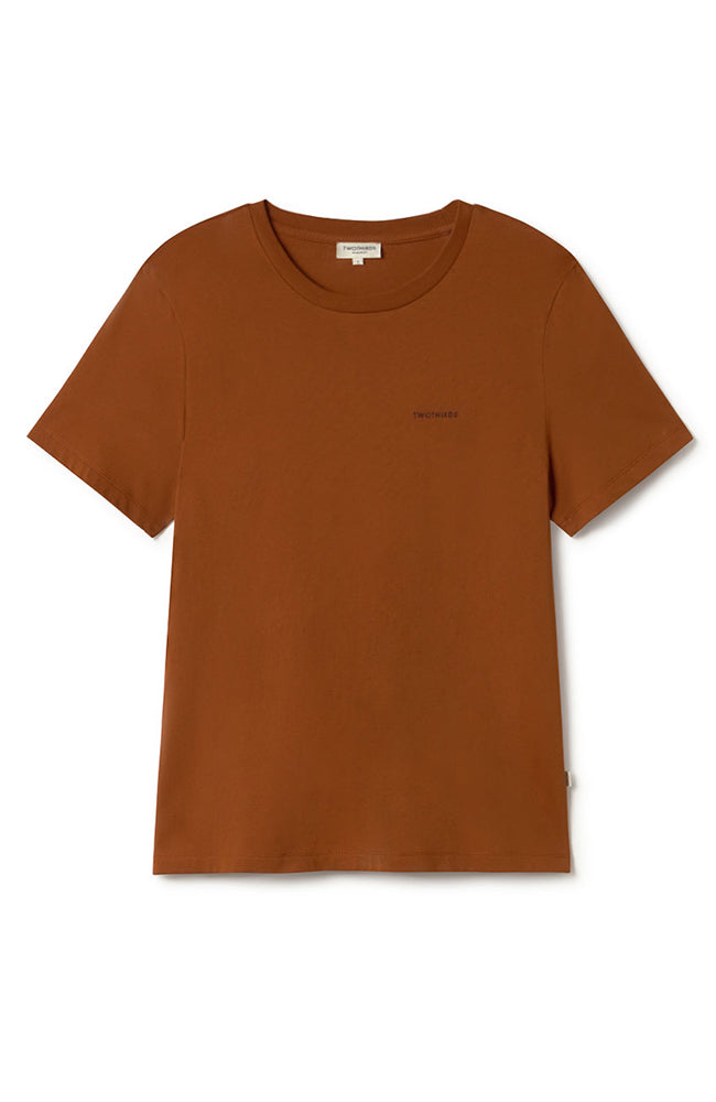 TWOTHIRDS Cookstown t-shirt umber orange including organic cotton for men | Sophie Stone