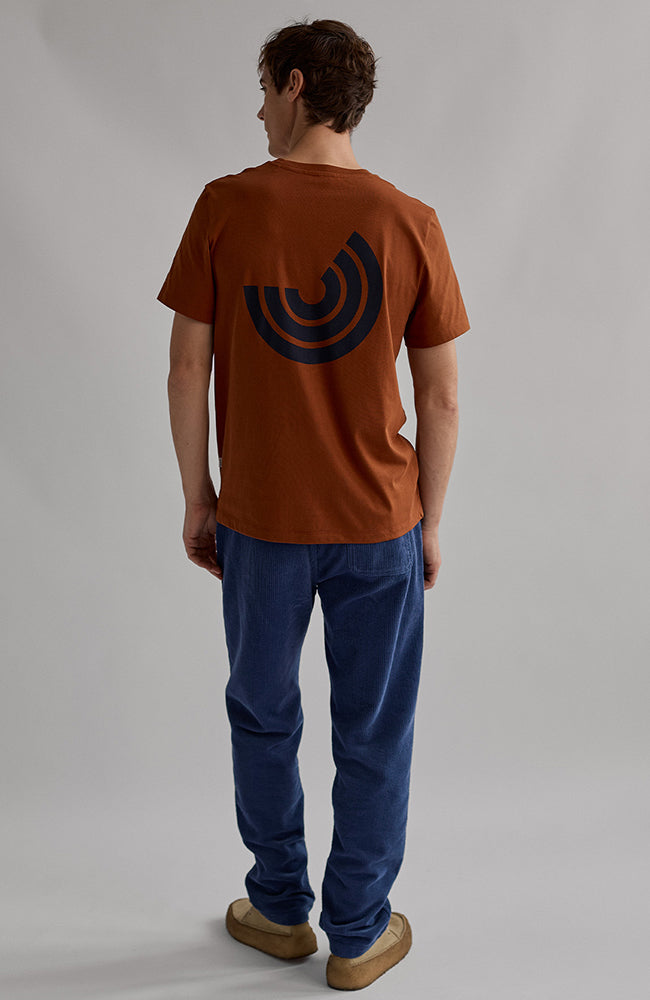 TWOTHIRDS Cookstown t-shirt umber orange including organic cotton for men | Sophie Stone