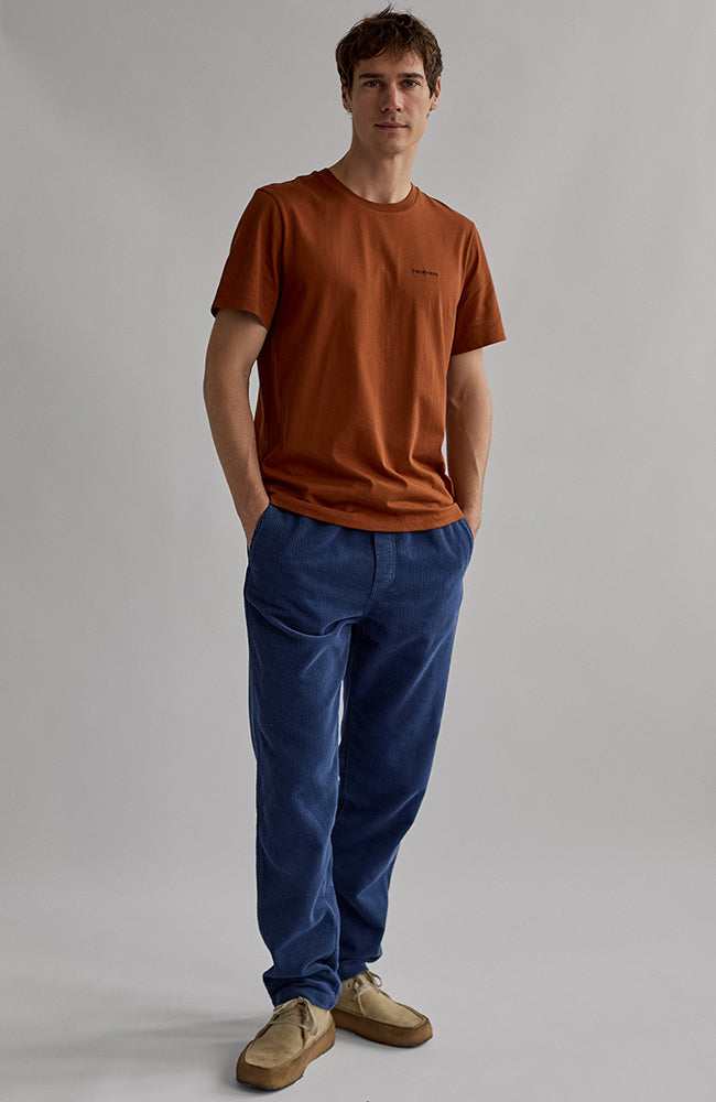 TWOTHIRDS Cookstown t-shirt umber orange including organic cotton for men | Sophie Stone