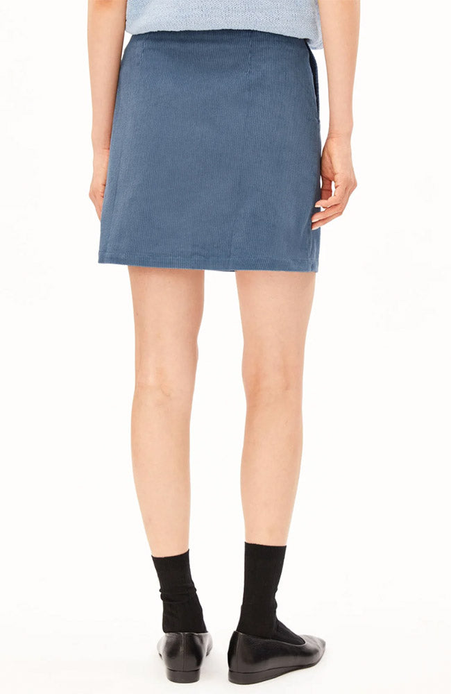 ARMEDANGELS Corduroy mini rokje dusty moon van bio katoen vrouw | Sophie Stone
