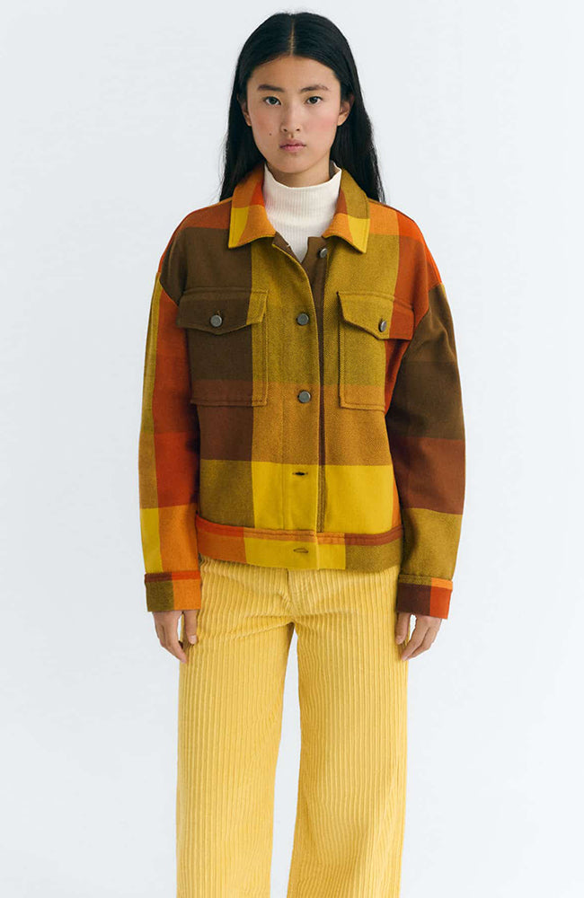 Thinking Mu Creek blanket Frans jasje van biologisch katoen voor dames | Sophie Stone