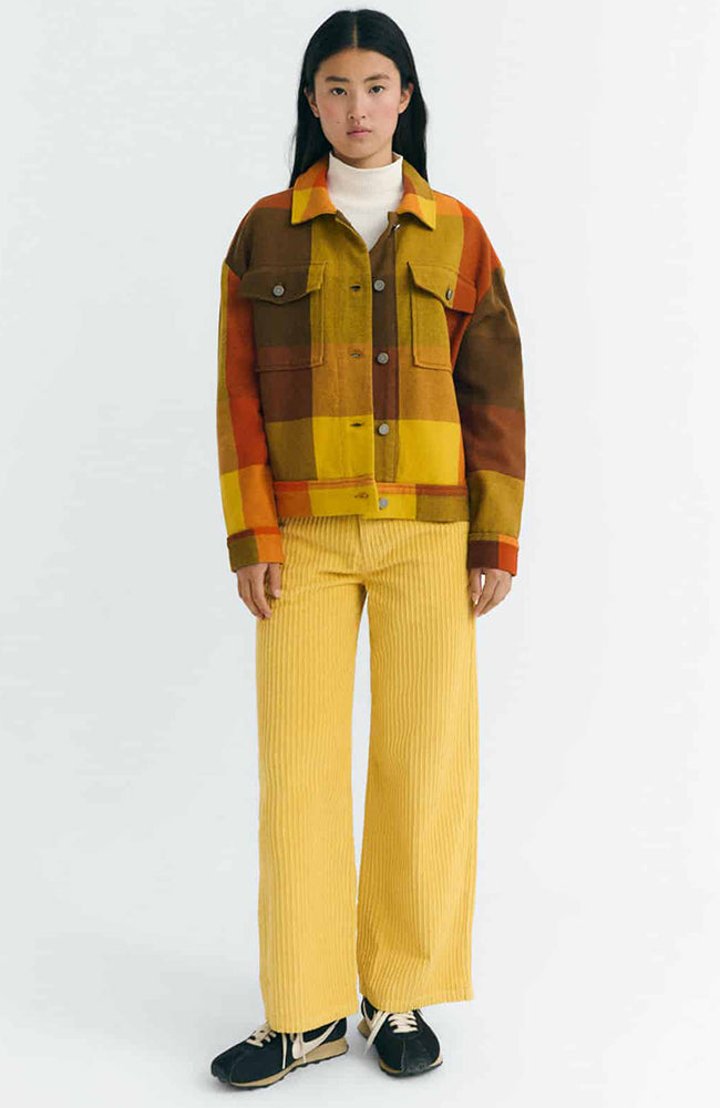 Thinking Mu Creek blanket Frans jasje van bio katoen voor vrouwen | Sophie Stone